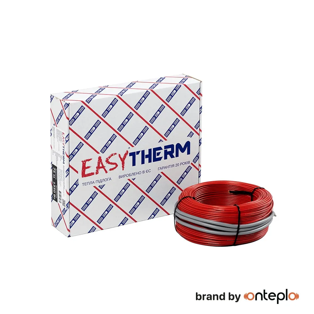 Нагрівальний кабель Easytherm EC у бухті з упаковкою