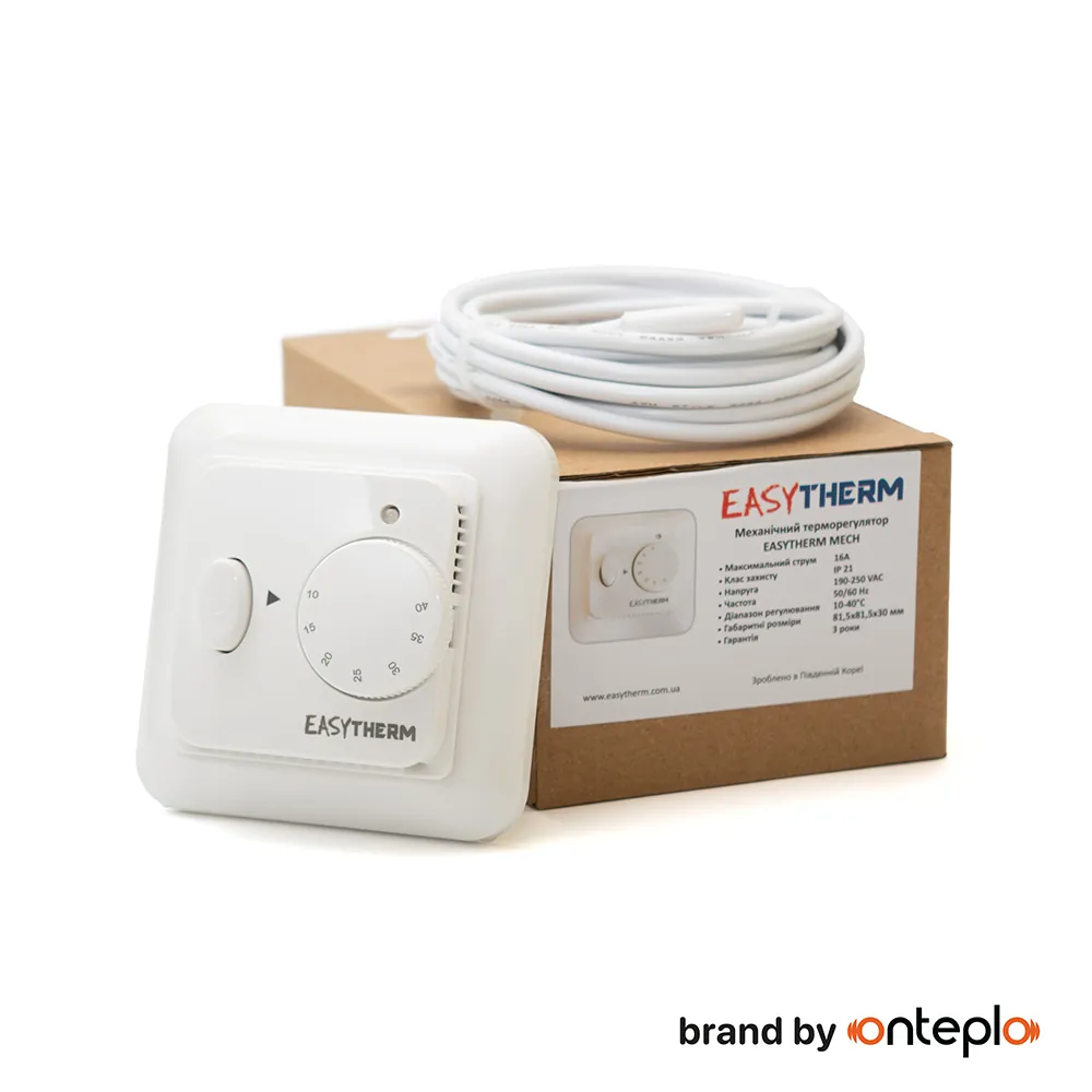 Терморегулятор Easytherm EASY MECH з датчиком і коробкою