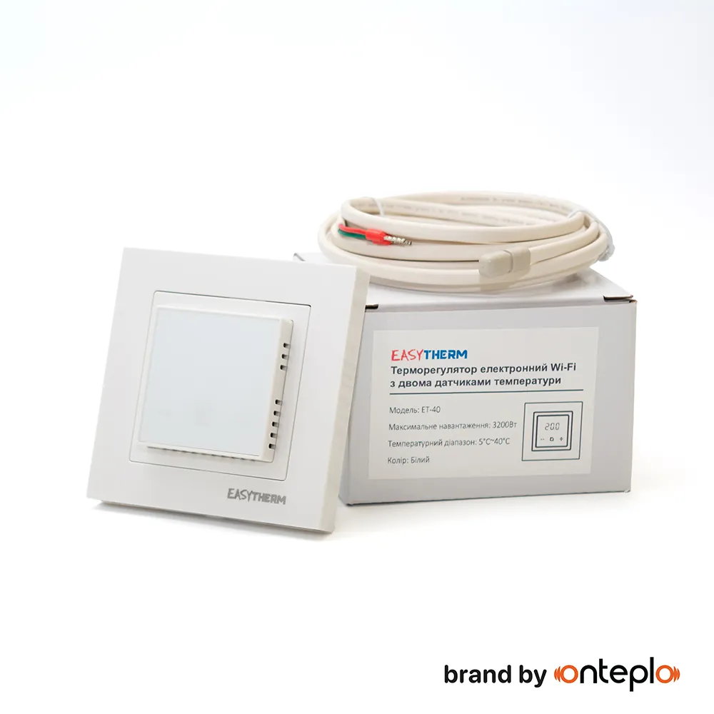 Терморегулятор Easytherm ET40 з датчиком і коробкою